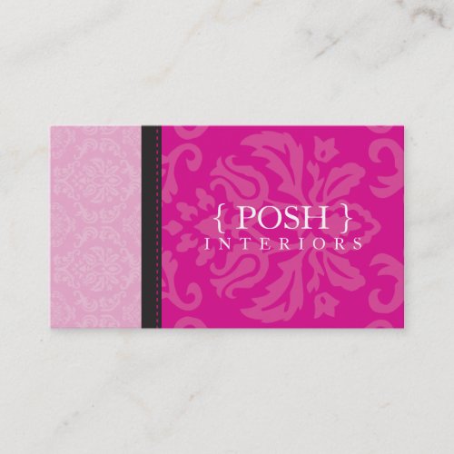 BUSINESS CARD :: divinely damask L 1