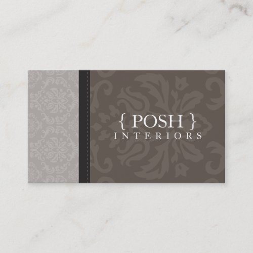 BUSINESS CARD :: divinely damask L 2