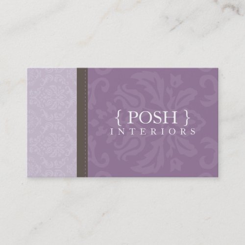 BUSINESS CARD :: divinely damask L 5