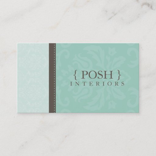 Customizable BUSINESS CARD :: divinely damask L 7