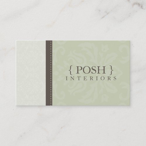 BUSINESS CARD :: divinely damask L 9