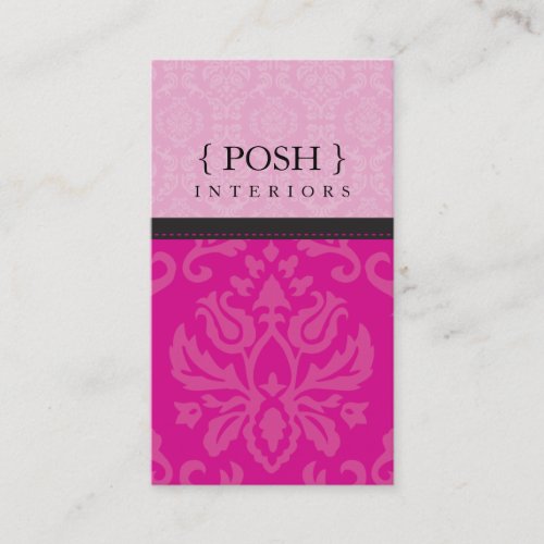 BUSINESS CARD :: divinely damask P 1