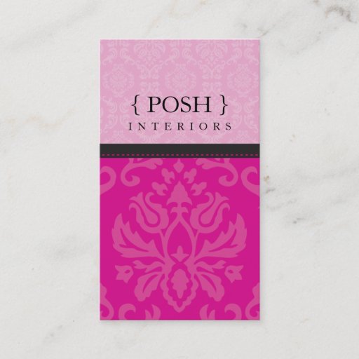 Customizable BUSINESS CARD :: divinely damask P 1