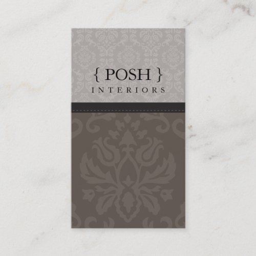 BUSINESS CARD :: divinely damask P 2
