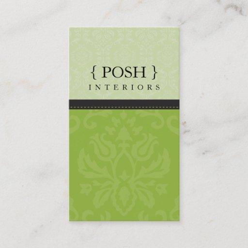 Customizable BUSINESS CARD :: divinely damask P 4