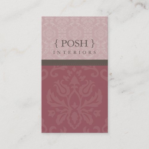 BUSINESS CARD :: divinely damask P 6