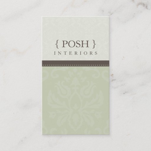 Customizable BUSINESS CARD :: divinely damask P 9