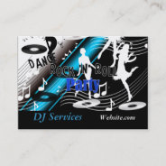 Business Card Dj Disc Jockey Dance Music Party at Zazzle