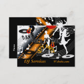 Business Card DJ Disc Jockey Dance Music Party (Front/Back)