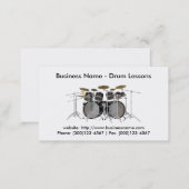 Business Card: Drum Lessons Business Card (Front/Back)