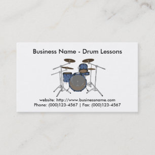 Business Card: Drum Lessons Card