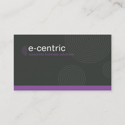 Customizable BUSINESS CARD :: dynamic centric L7