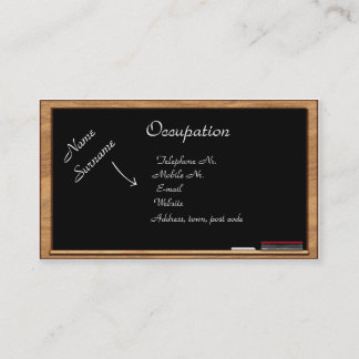 Business Card: Education & Training Card