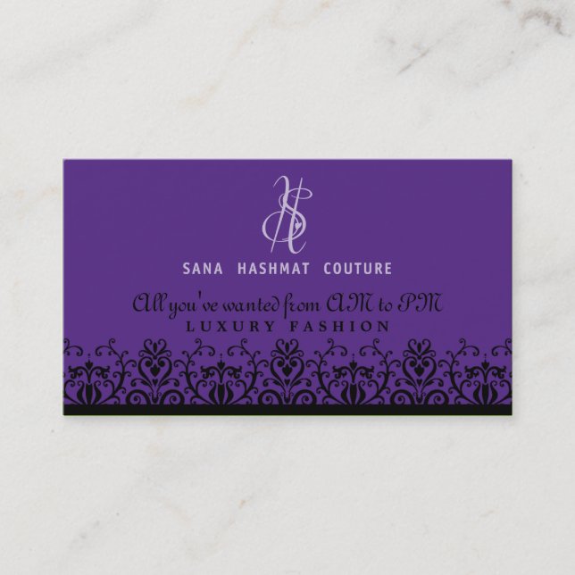 BUSINESS CARD :: elaborately fine L11 (Front)