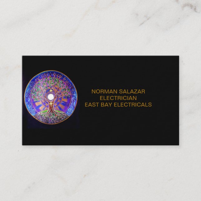 BUSINESS CARD-ELECTRICIAN BUSINESS CARD (Front)