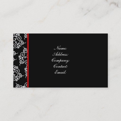 Customizable business card - elegant