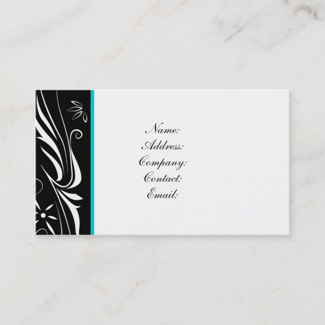business card - elegant (Front)