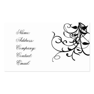 business card - elegant