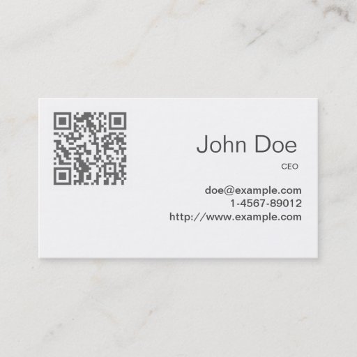 Customizable Business Card Elegant Gray