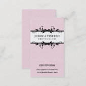 BUSINESS CARD elegant lux foliage (Front/Back)