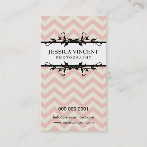 BUSINESS CARD elegant lux foliage