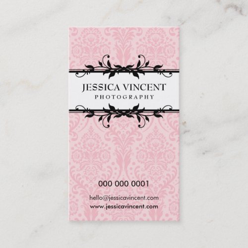 BUSINESS CARD elegant lux foliage