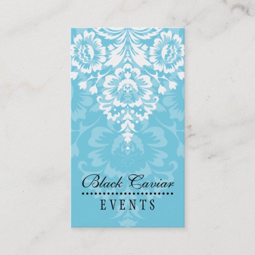 Customizable BUSINESS CARD elegant stylish damask
