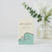 BUSINESS CARD :: elegantly delicate 5 (Standing Front)