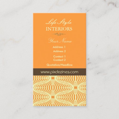 Business Card en retro
