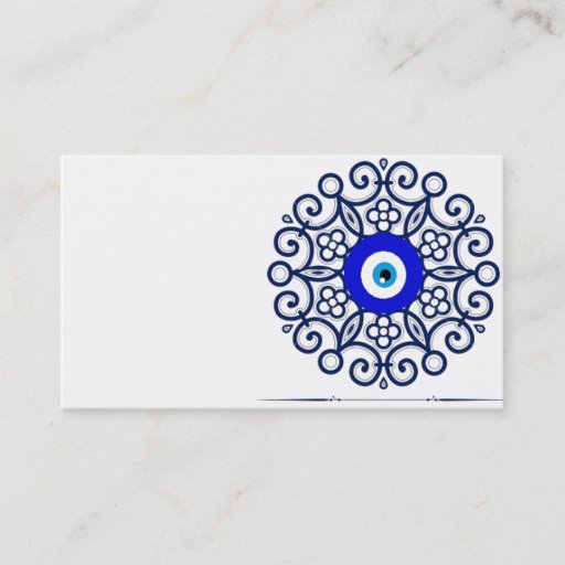 Customizable Business Card-evil-eye