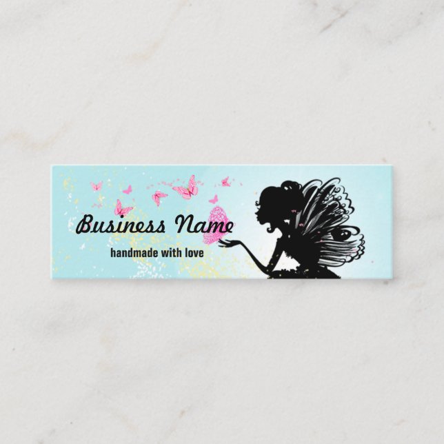 business card - fairy, butterfly, fantastic (Front)