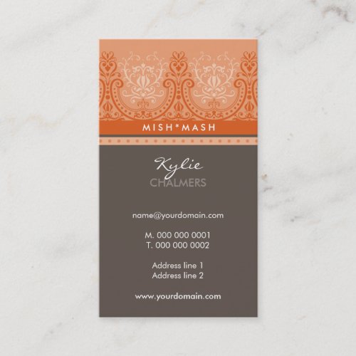 BUSINESS CARD feminine detailed