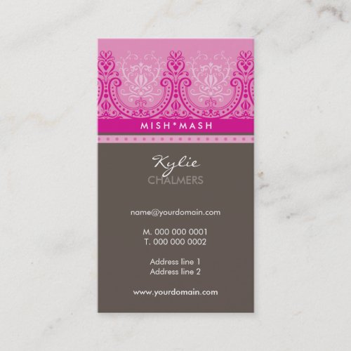 BUSINESS CARD feminine detailed