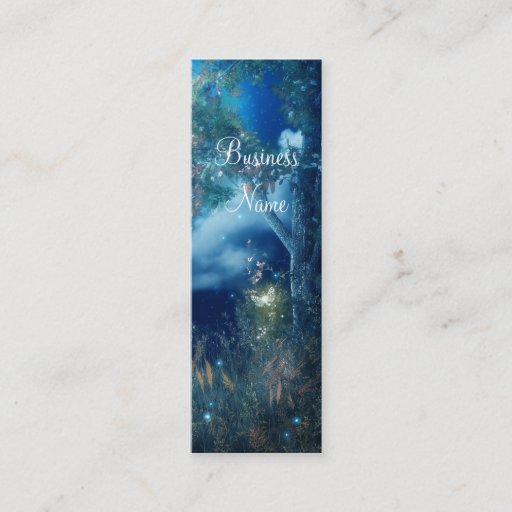 Customizable Business Card Fireflies Skinny