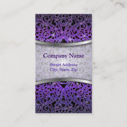 Business Card Floral abstract background