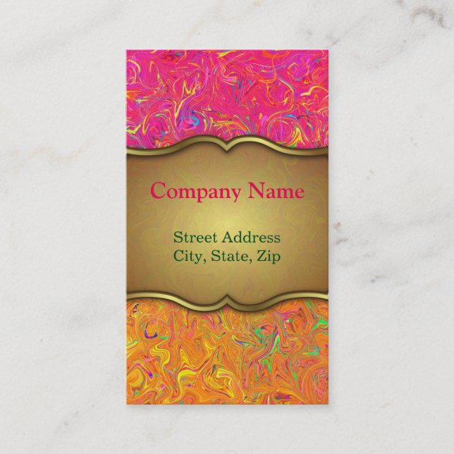 Business Card Fluid Colors (Front)