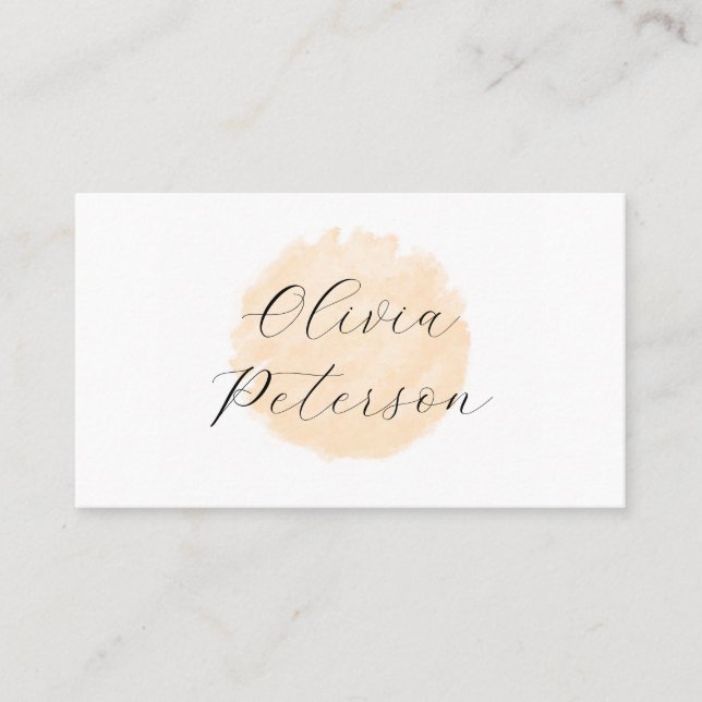 Business card for a beauty salon. (Front)