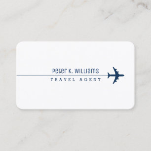 Business Card for a Travel Agent
