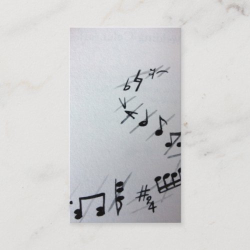 BUSINESS CARD FOR ANY LOVER OF MUSIC