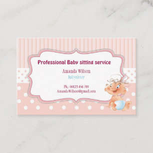 Business card for Baby sitters