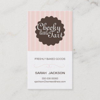Business card for bakery / homemade goods / small