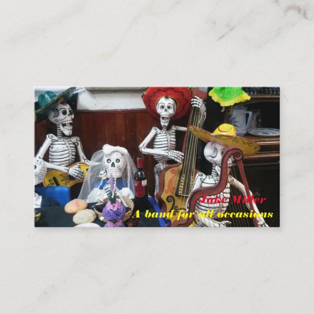 Business card for bands (Front)