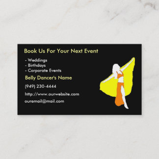 Business Card for Belly Dancers