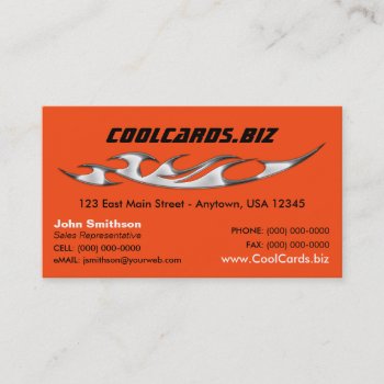Business Card For Biker Business by coolcards_biz at Zazzle