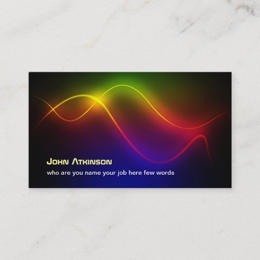 Customizable business card for business