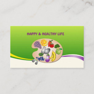 Business card  for Dietitian & Nutritionist