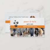 business card for dog trainers (Front/Back)