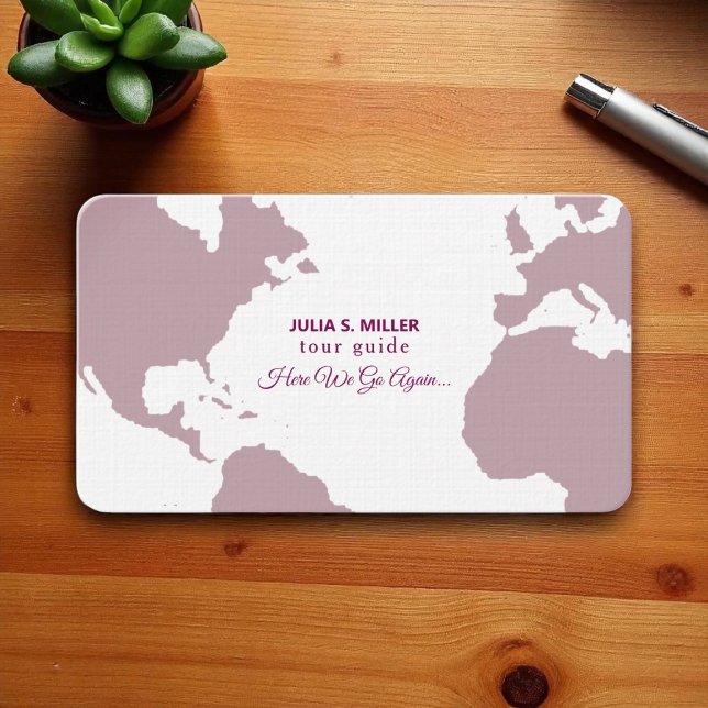 Business Card for Elegant Tour Guide (Creator Uploaded)