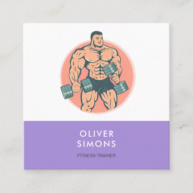Business Card for Fitness trainer (Front)