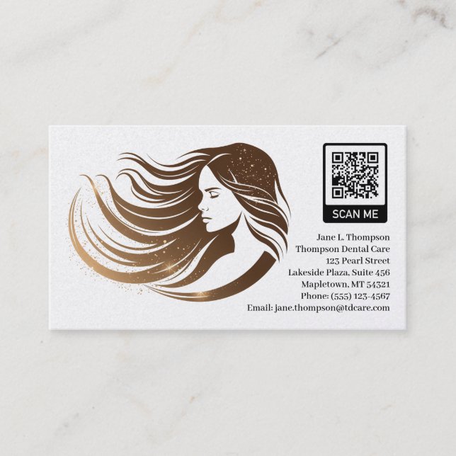 Business Card for Hairdresser (Front)
